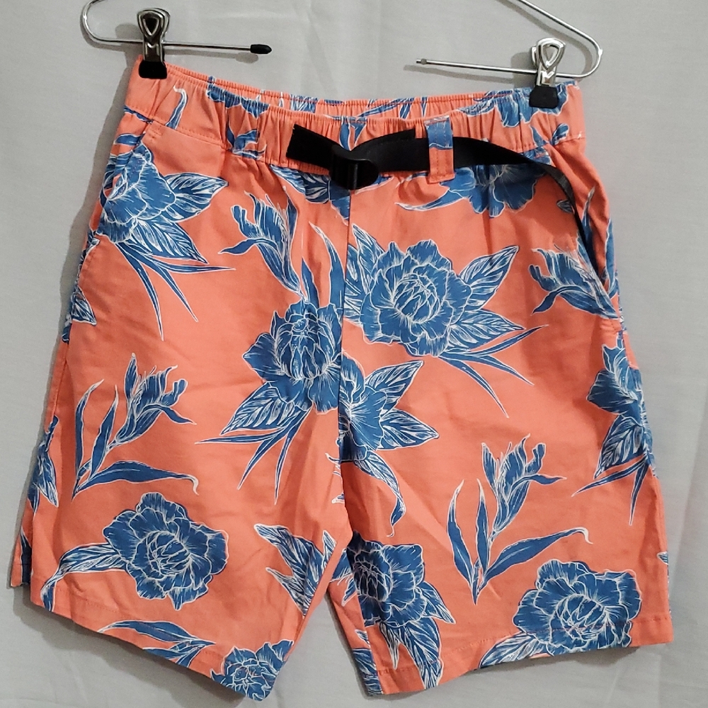 Levi's Orange and Blue Board Shorts Vibrant Swimwear